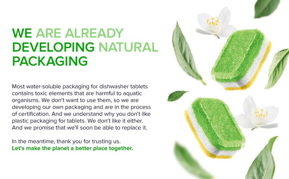 natural dishwashing tabs, natural dishwashing pods,