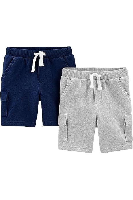 Babies, Toddlers, and Boys' Knit Shorts, Pack of 2