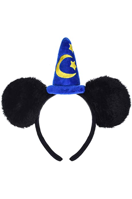 Animal Flower Headpiece Black Mouse Ears Headband MM Butterfly Hair Hoop Halloween Park Women Costume Photo Shoot