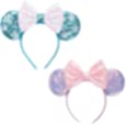 DRESHOW Mickey Ears Bow Headbands Glitter Party Decoration Cosplay Costume for Girls &amp; Women