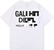 Men Hip Hop Alphabet Print T-Shirts Trend Crewneck Short Sleeve Shirts Unisex Casual Tees Tops