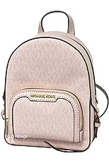 Jaycee XS Mini Convertible Backpack MK Signature Crossbody (Powder Blush)