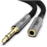 1Mii Audio Aux Extension Cable 3.5mm Male to Female Headphone Cord Extender for Car/Home Stereos, Speaker, Smartphone, PC, Tablet - 5.9FT/1.8M