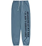 Jesus is King Pants Letter Pocket Yoga Jogging Leisure Trousers Outdoor Hiking Running Sweatpants