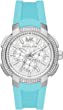 Michael Kors Women's Sidney Stainless Steel Quartz Watch with Silicone Strap