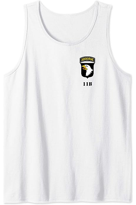 101st Airborne Shirt - Black "11B" (Bravo) Tank Top