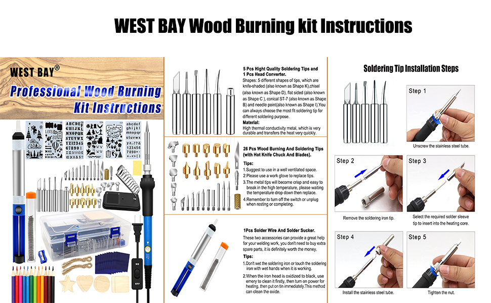 wood burning tool instructions