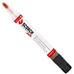 Scorch Marker Pro, Non Toxic Chemical Wood Burning Pen - Heat Sensitive, Double-Sided Marker for Wood and Crafts - Bullet Tip and Foam Brush for Easy Application - New Improved Formula