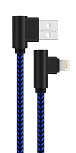 right angle lightning cable 10ft