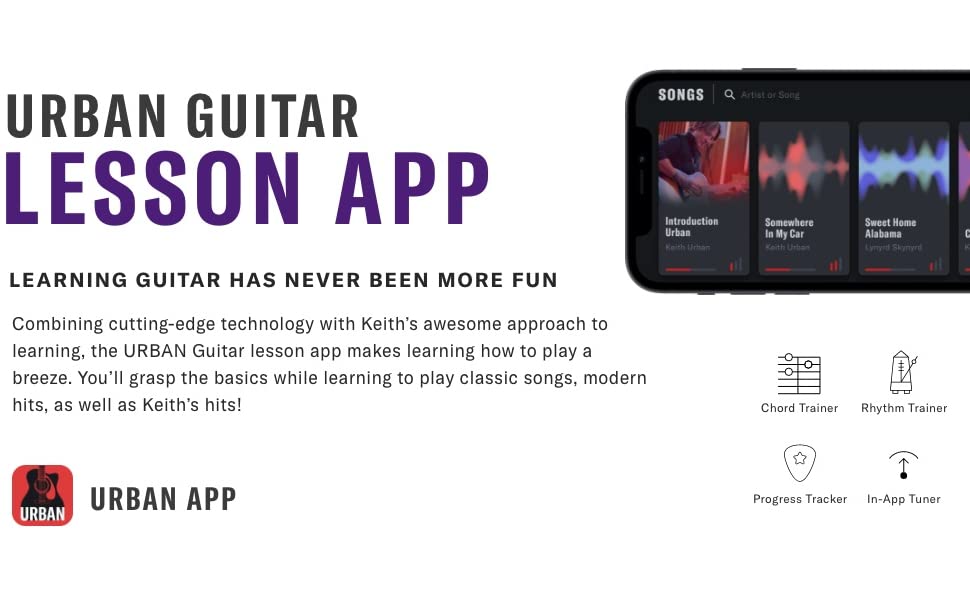 Urban Guitar Lesson App - Learning Guitar has Never Been More fun