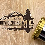 Custom Electric Wood Branding Iron, 350W for Creative Cake/Wood/Leather Branding Stamping Embossing Soldering Iron with Stamp (1&quot;x1&quot;)