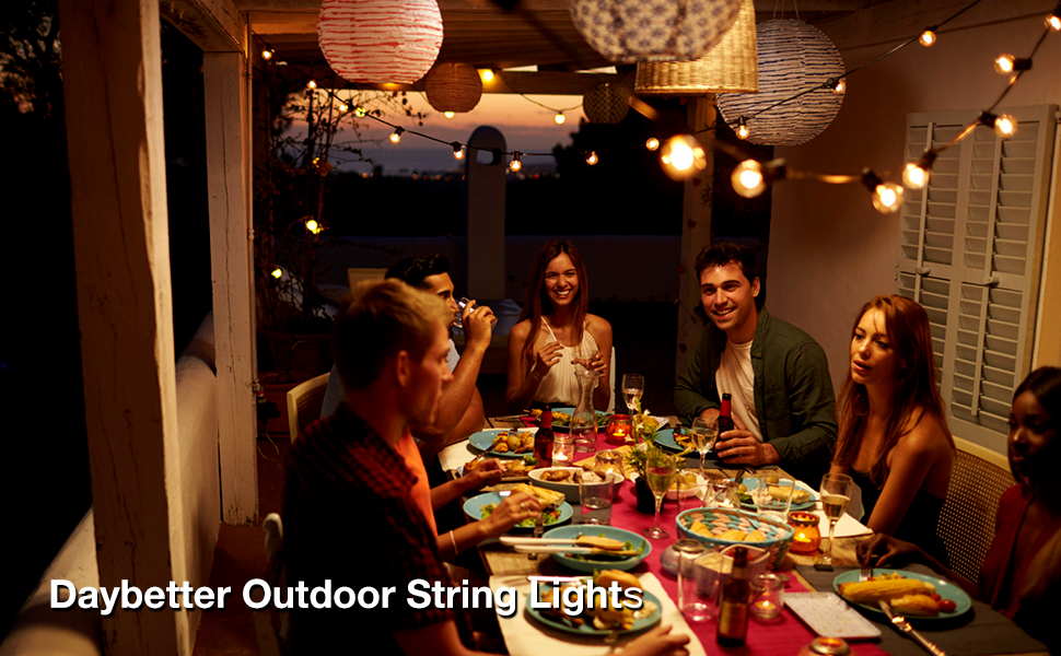 Daybetter Outdoor String Lights