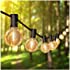 DAYBETTER 100ft Outdoor String Lights Waterproof, G40 Globe Led Patio Lights with 50 Edison Vintage Bulbs, Connectable Outdoo