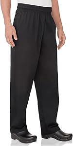 Chef Works Men&amp;#39;s Essential Baggy Chef Pants