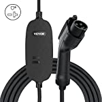 VEVOR Level 2 EV Charger, 16 Amp 110V-240V 3.84 kW, Portable Electric Vehicle Charger with 25 ft Charging Cable NEMA 6-20 Plug, SAE J1772 Standard Plug-in Home EV Charging Station for Electric Cars