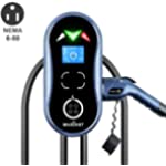 MUSTART Level 2 EV Charger with WiFi, 16/25/32 Amp Smart Electric Vehicle Charger, ETL Certified, Indoor/Outdoor Charging Station with NEMA 6-50P, 25-Foot Cable