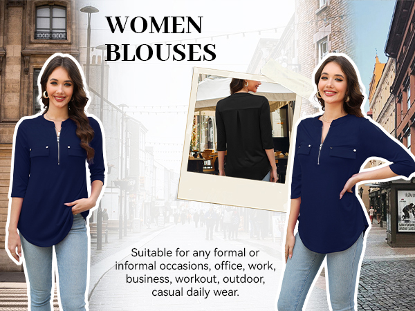 womens blouses dressy casual