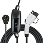 Lectron NEMA 10-30 Level 2 EV Charger - 240V / 16 Amp - with 21 ft Extension Cord - Compatible with J1772 EVs