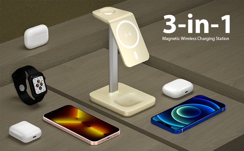 3 in 1  wireless charger