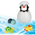 Xeybaznal Bath Toys,4 Pcs Floating Wind Up Toys,Bathtub Toys and Swimming Pool Toys for Kids,Fun Bath Toy for Toddlers,Playset Gifts for Infants,Boys and Girls.