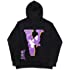 Unisex V letter Hoodie Fashion Big V Hoodies Lone Hoodie Pullover Hip-Hop Sweatshirts for Mens Womens