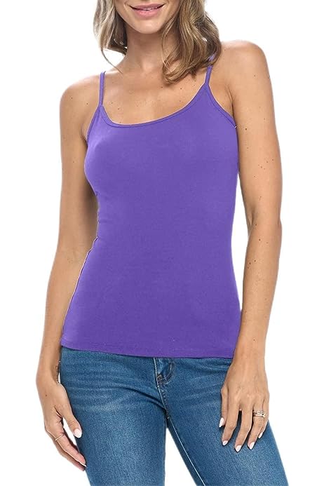 Women's Camisole Tank Top-Breathable Cotton Stretch
