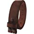 NPET Mens Leather Belt Full Grain Vintage Distressed Style Snap on Strap 1 1/2" Wide…