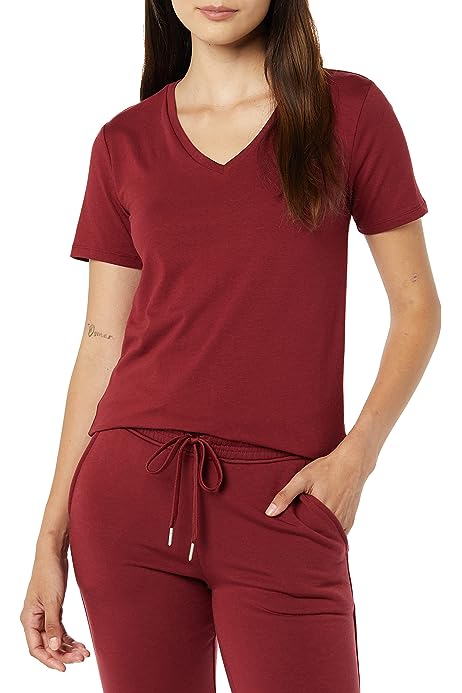 Women's Perfect Short-Sleeve V-Neck T-Shirt (Available in Plus Size)