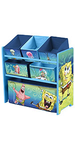 Delta Children Multi Bin Toy Organizer, Nickelodeon SpongeBob SquarePants