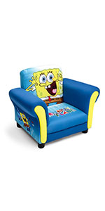 Delta Children Upholstered Chair, Nickelodeon SpongeBob