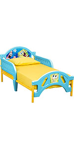 Delta Children Plastic Toddler Bed, Nickelodeon SpongeBob SquarePants