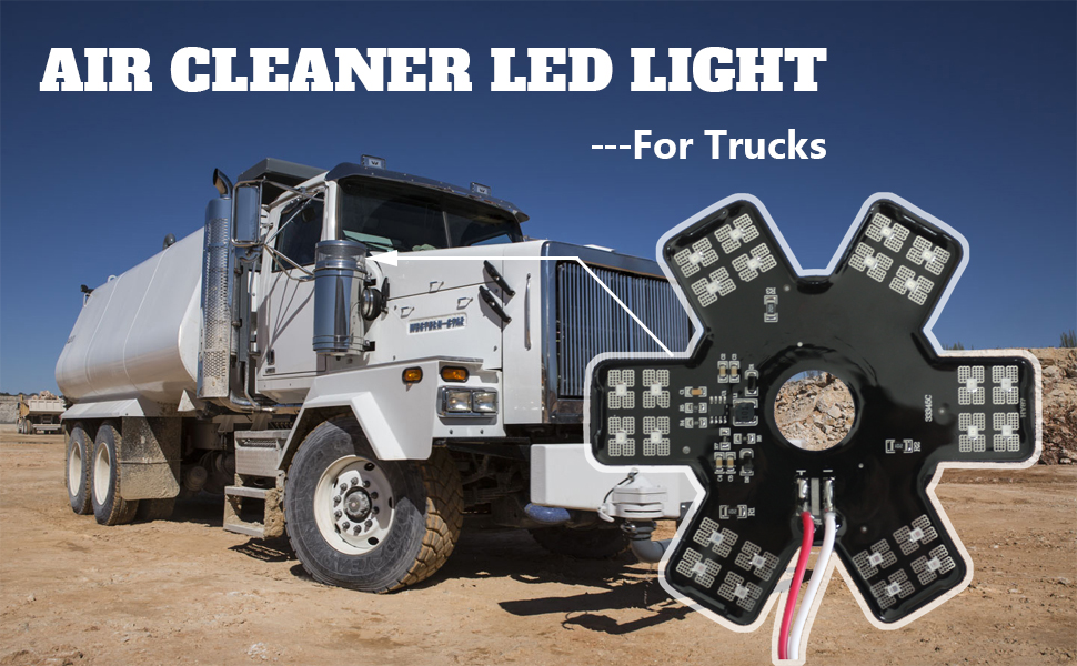 air clenaer led light for truck