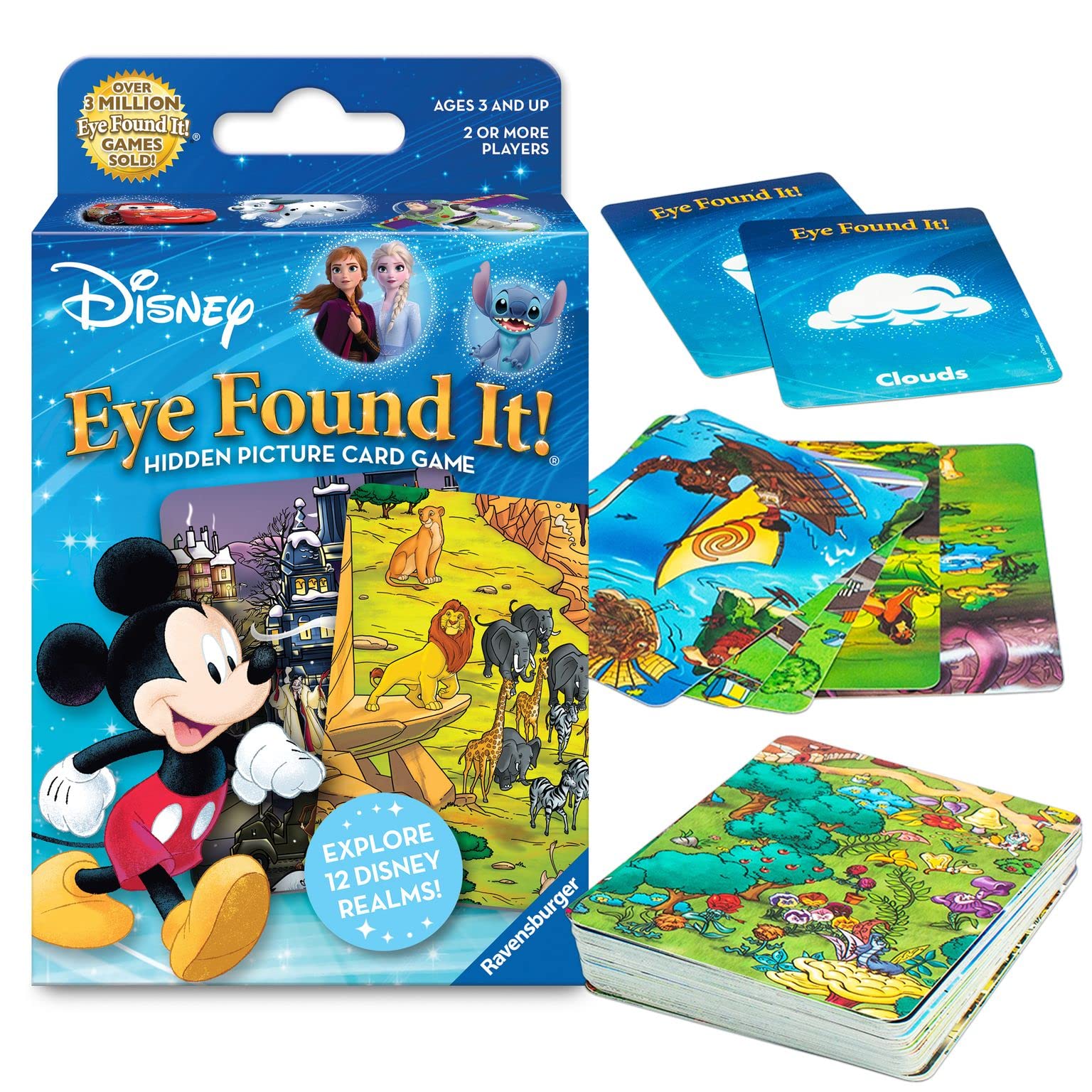 Ravensburger World of Disney Eye Found It Card Game for Boys & Girls Ages 3 and Up - A Fun Family Game You''ll Want to Play Again and Again