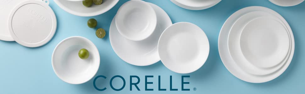 Corelle Dinnerware Set, Plates, Bowls, Dishes, Lids, Dining, Chip Resistant