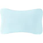 Bath Pillow for Tub, Non Slip, Breathable Soft, Comfortable Head Neck Support, Machine Washable, 2 Suction Cups(Blue)