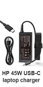 HP 45W laptop charger （USB-C ）