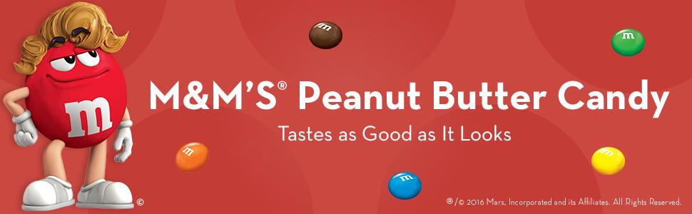 M&M''S Peanut Butter Candy tastes as good as it looks with your favorite chocolate.