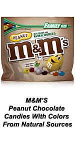 Made with colors from natural sources, these Peanut M&M''S Candies are a fun twist on an old favorite