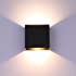 Lightess Indoor Wall Sconce Dimmable 10W, Modern LED Wall Lamp Black, Up Down Wall Mount Lights Mini Metal for Living Room Be