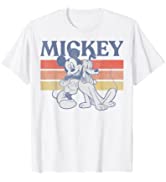 Disney Mickey And Friends Mickey And Pluto Retro Line T-Shirt