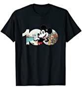 Disney 100 Anniversary Mickey Mouse D100 Logo T-Shirt