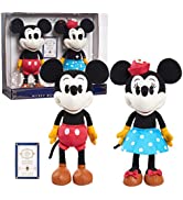 Disney Treasures From the Vault, Limited Edition Mickey Mouse and Minnie Mouse Plush, Amazon Excl...