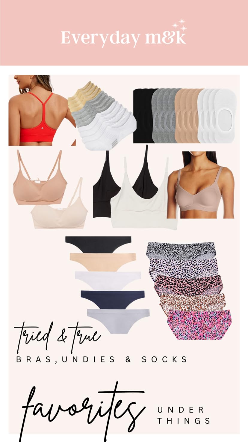 Our favorite bras, socks and undies! We got you ladies covered ;) 