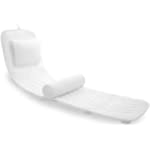 AEROiVi Full Body Bath Pillow with Lumbar Pillow Bathtub Cushion with 14 Suction Cups 3D Air Mesh Fit Any Tub