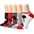 Disney Mickey Mouse Women's 5 Pack No Show Socks