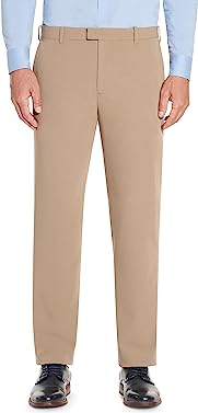 Van Heusen Men's Flex Flat Front Straight Fit Pant