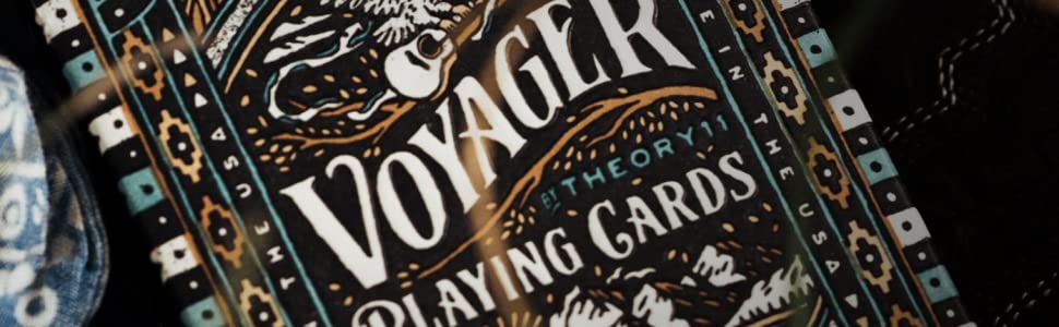 Official Voyager Premium Playing Cards by theory11 with Custom Artwork and Luxury Finishes