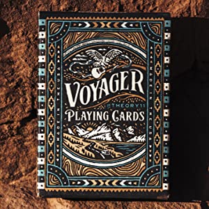 Official Voyager Premium Playing Cards by theory11 with Custom Art Design and Luxury Printing