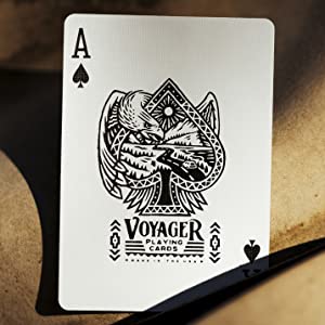 Official Voyager Premium Playing Card Deck by theory11 with Custom Artwork and Luxury Inks