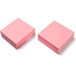 Treedix 2pcs Pink Resin Board Mold Instead of Wood for CNC Engraving Machine Cutting, Wood Burning, Laser Cutting, DIY Model/Mold Size 100x100x30mm (Pink)